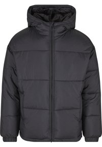 BASIC PUFFER WITH HOOD - Veste d'hiver - black