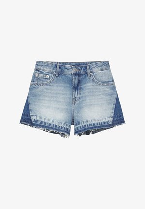 PULL&BEAR, BERMUDA , niebieski denim