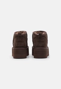 UGG CLASSIC ULTRA MINI PLATFORM - Ankelboots - burnt cedar