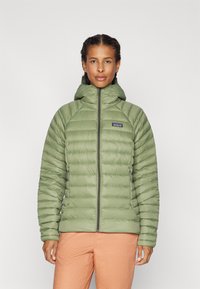 Patagonia SWEATER HOODY - Dunjakke - terrain green