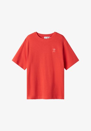 Name it, NAME IT T-SHIRT FAMT KURZARMSHIRT - T-shirts print - rot