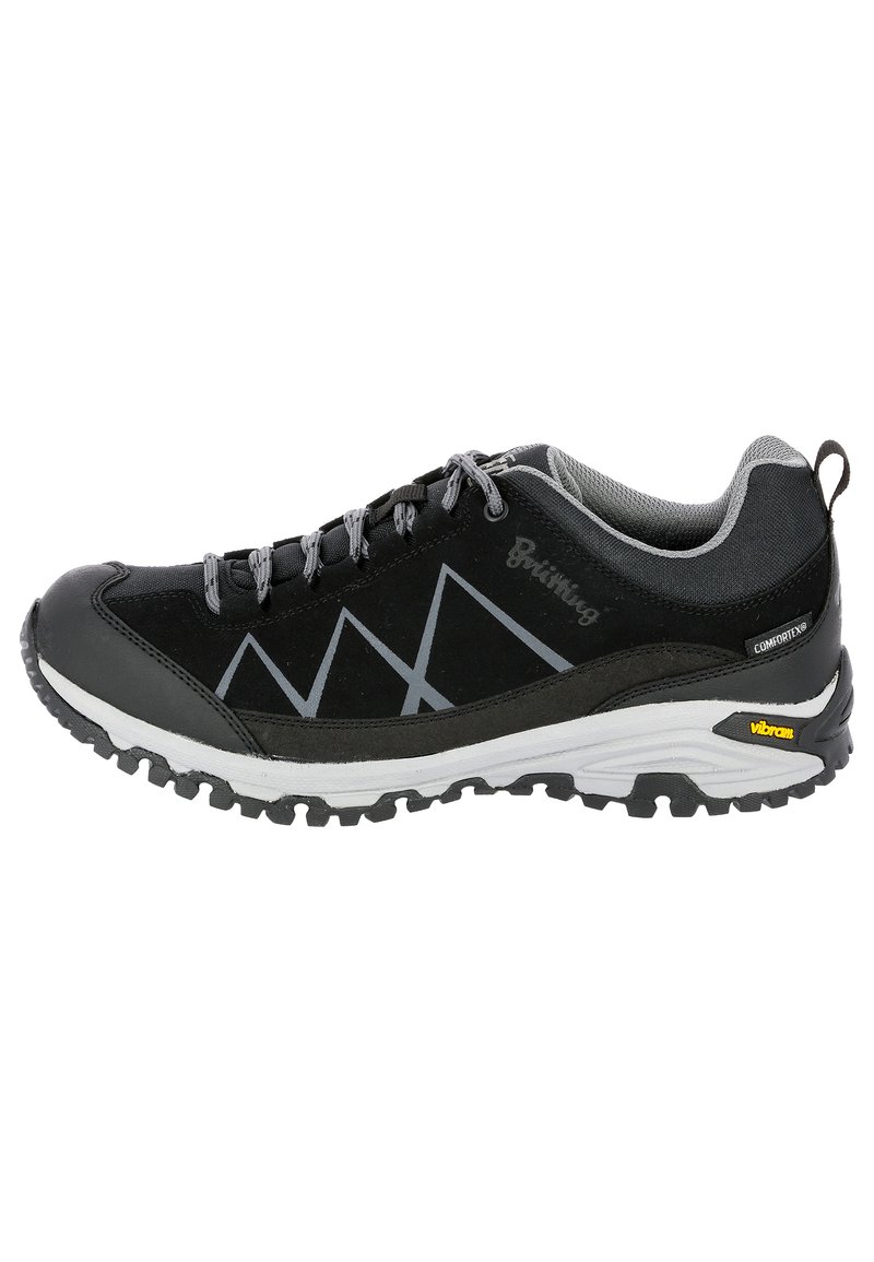 Herren Sportschuhe | Brütting Hikingschuh black/schwarz - FN77793 Herren Sportschuhe | Brütting Hikingschuh black/schwarz - FN77793