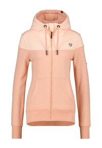 alife & kickin PALINAAK A HOODED - Sweatjacke - italian clay melange
