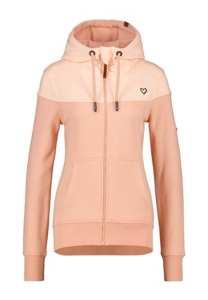 alife & kickin PALINAAK A HOODED - Sweatjacke - italian clay melange