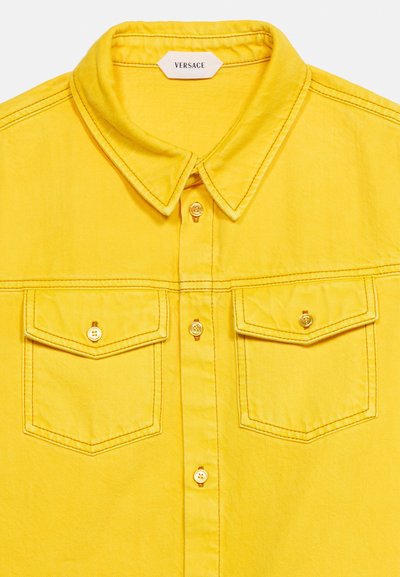 Versace JACKET BULL CAPO UNISEX - Τζιν μπουφάν - yellow