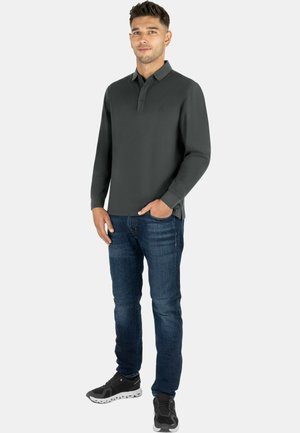 Normani, 4ER SET HERREN LANGARM POLOSHIRT - Poloshirt - anthrazit