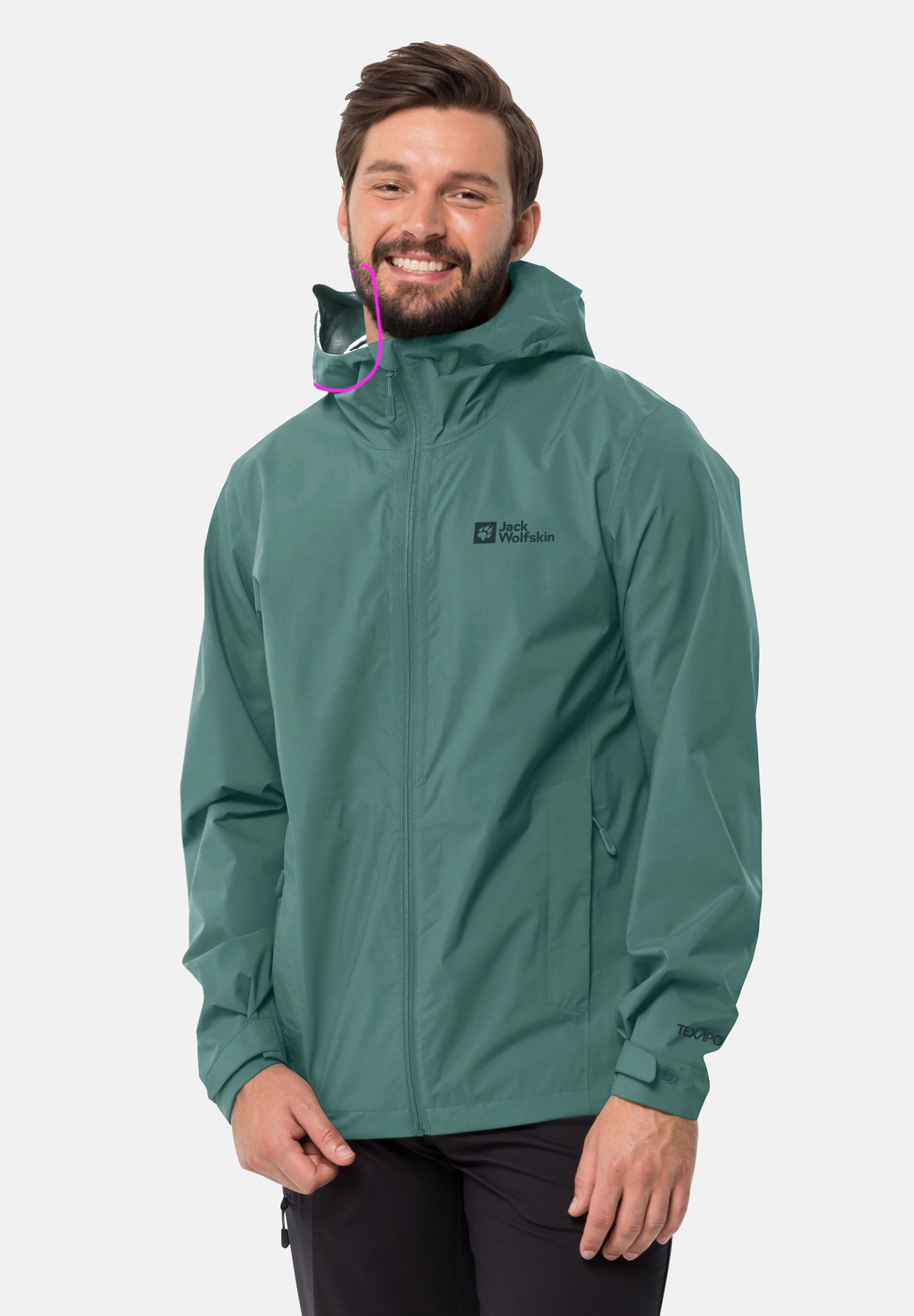Jack Wolfskin マウンテンパーカー オリーブグリーン Wolfskin Jacket 
