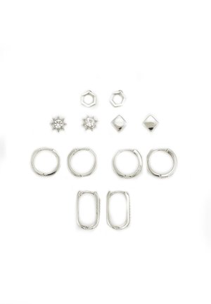 6 PACK - Ohrringe - silver-coloured