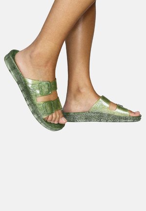 PLATES ANJO GLITTER - Mules - kaki