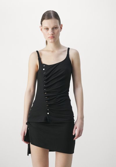 Rabanne EXCLUSIVE DRAPE PRESSION - Viršus - black
