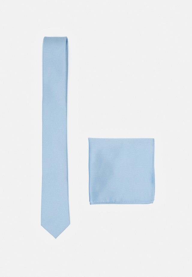 SET - Einstecktuch - light blue