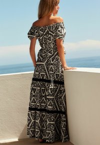 Next TEXTURED WITH TRIM TALL  - Maksihame - black white