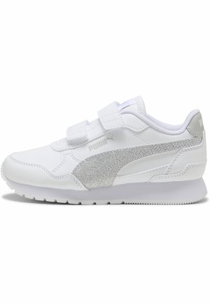 GLITTER - Zapatillas - puma whitepuma silvercool light gray