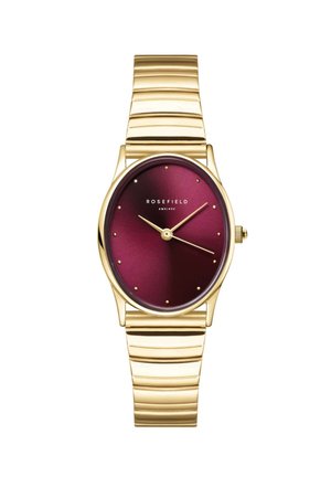 THE OVAL MOP - Watch - burgundy gold coloured
