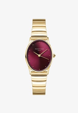 THE OVAL MOP - Horloge - burgundy gold coloured