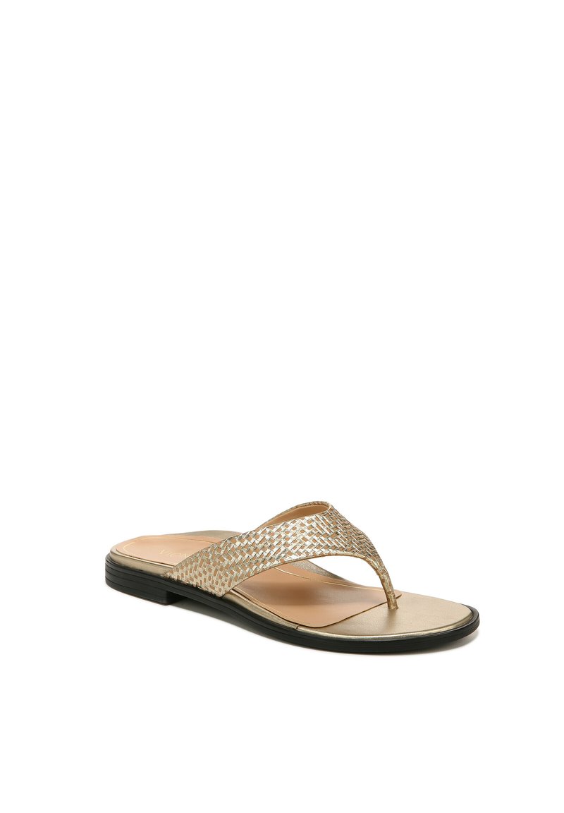 VIONIC THONGS AGAVE Sandales tongs gold geo leather/doré ZALANDO