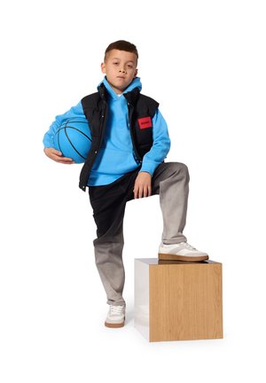 HUGO Kids, PANTALON EN DENIM - Jean droit - denim black lave