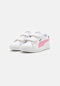 Puma SMASH 3.0 UNISEX - Baskets basses - white/mauved out/galactic gray