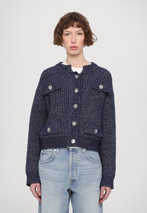 CAT - Cardigan - baritone blue melange