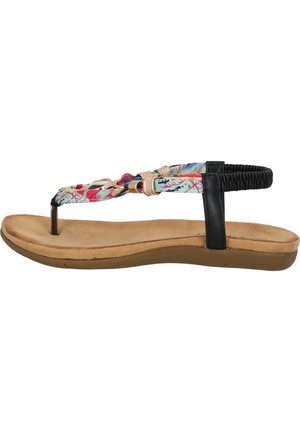 CHRIANA - T-bar sandals - schwarz