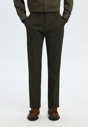 Selected, SLHSLIM NEIL - Puvunhousut - dark green