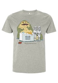 Star Wars STAR WARS: CLASSIC BRING ME THE HOT SAUCE UNISEX - Camiseta estampada - melange grey