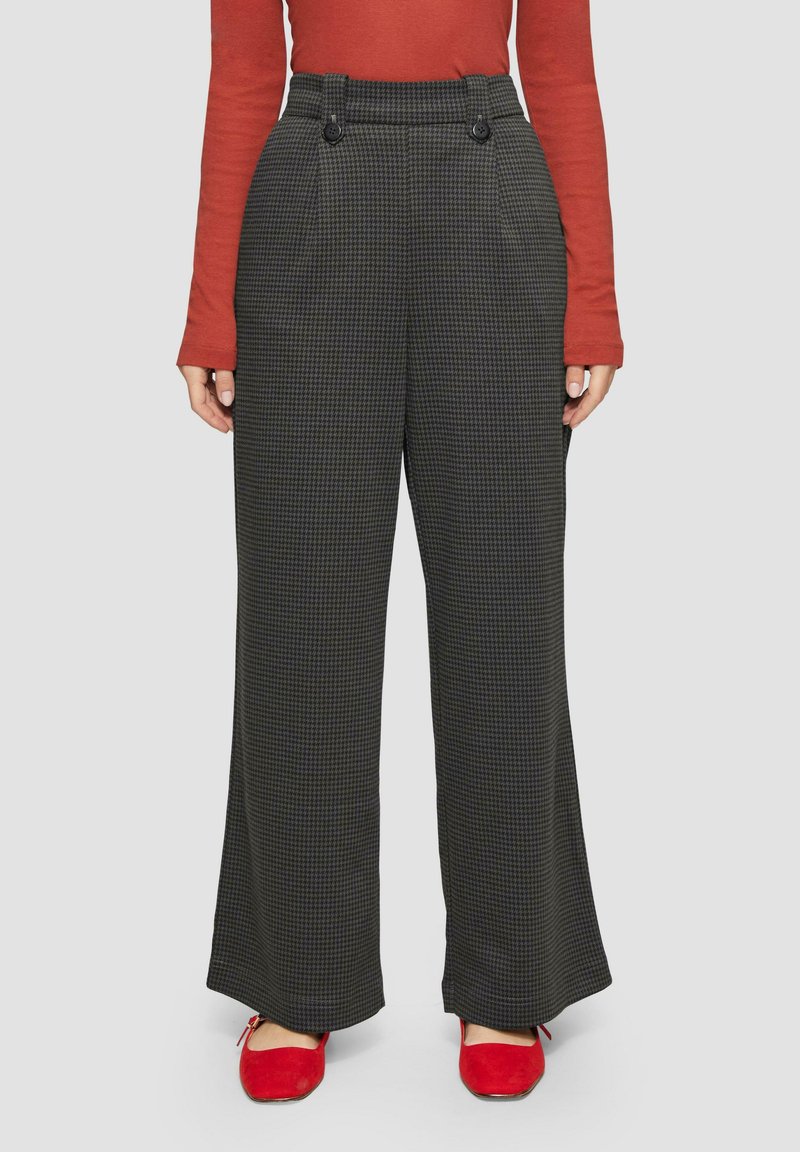 QS Broek - schwarz