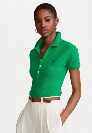 JULIE SLIM SHORT SLEEVE - Polo - billiard