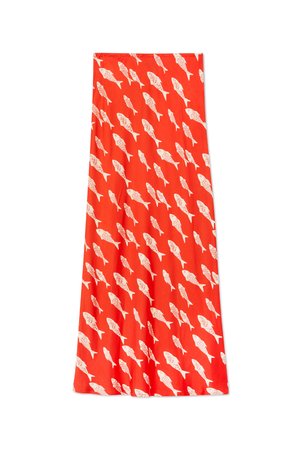 Never Fully Dressed DORRIS SKIRT - Jupe trapèze - red