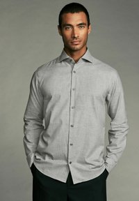 Next REGULAR FIT - BRUSHED SINGLE CUFF WITH SPREAD COLLAR - Svečana košulja - light grey