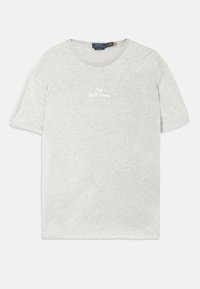 SHORT SLEEVE UNISEX - Marškinėliai su spaudiniu - light grey