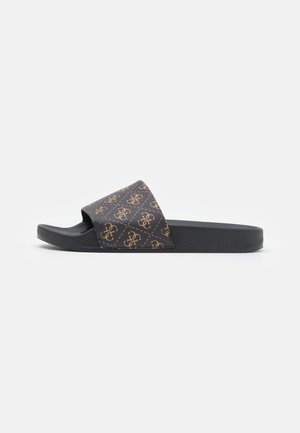 COLICO - Ciabattine - brown/ocra