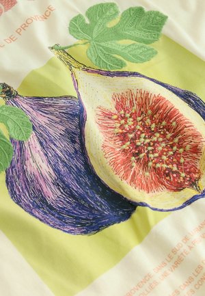 Next REGULAR FIT -GRAPHIC - Apdrukāts T-krekls - new yellow