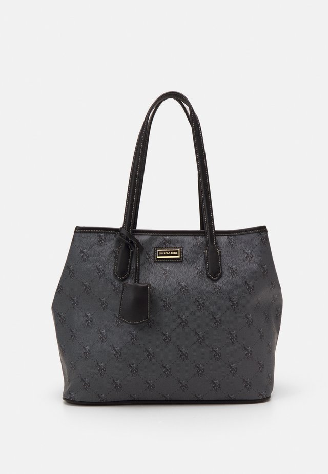 HAMPTON SHOPPING BAG PRINTED - Shopping Bag - black