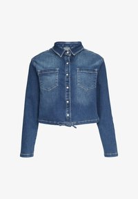 comma casual identity SOFTE MIT DRUCKKNÖPFEN Jeansjacke blau
