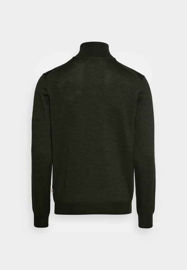 CFKonrad Merino Roll Neck - Jumper - deep forest melange3
