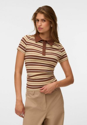 Vero Moda, POLO AWGLESHA POLO-SHIRT - Polo - pastel yellow