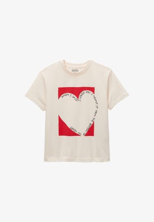 Monoprix, T-shirt imprimé - amaretti