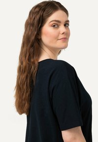 Ulla Popken TEE - Jednoduché tričko - navy blue