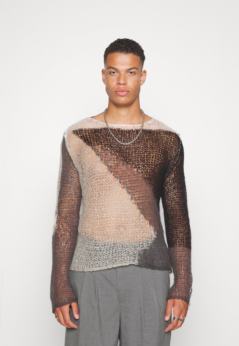 Jaded London LOOSE ABSTRACT JUMPER - Jumper - black - Zalando.co.uk 