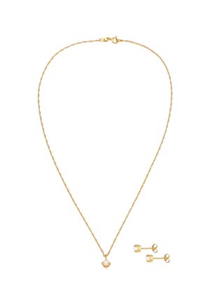 JEWELRY SET EARRING & NECKLACE - Ohrringe - gold coloured