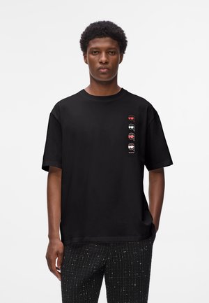 Print T-shirt - black