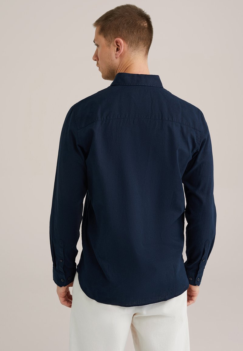 WE Fashion Overhemd donkerblauw WE Fashion Overhemd donkerblauw