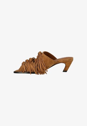 Ash, ASH QUINCY CAMEL MULE - Ciabattine con tacco - brown