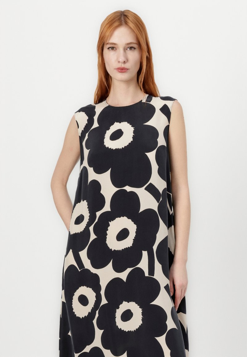 chinese dress ladies EPIC Dated 1966 Marimekko Maxi Dress From Finland / Medium  Xtabay Vintage