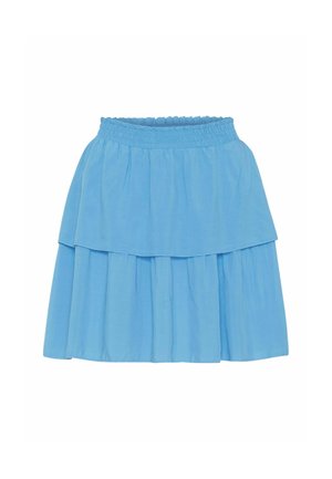 AMERICANDREAMS, SALLY SHORT SKIRT - Falda acampanada - light blue