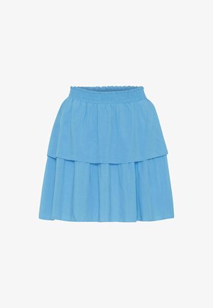 AMERICANDREAMS, SALLY SHORT SKIRT - Falda acampanada - light blue