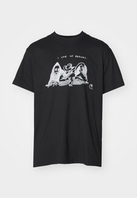PEPE FRIENDS - Camiseta estampada - black/white