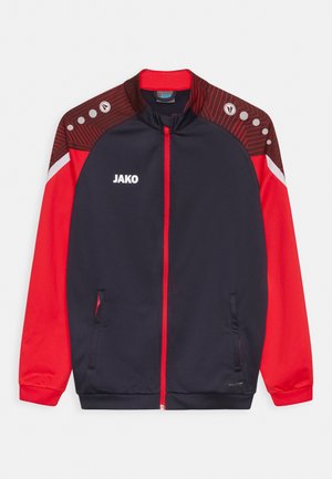 PERFORMANCE UNISEX - Trainingsjacke - marine/rot