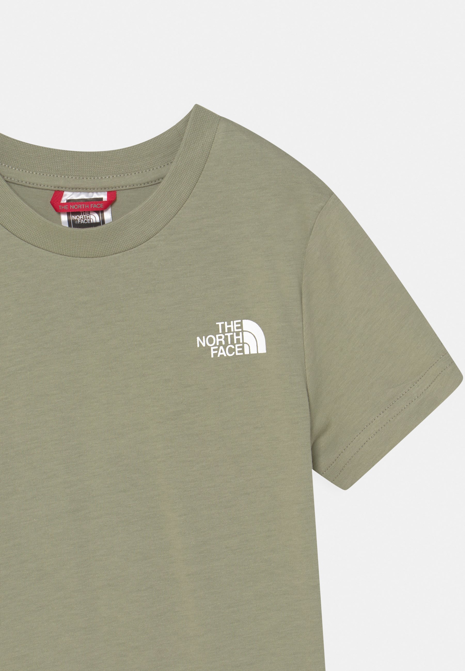 khaki green north face jumper
